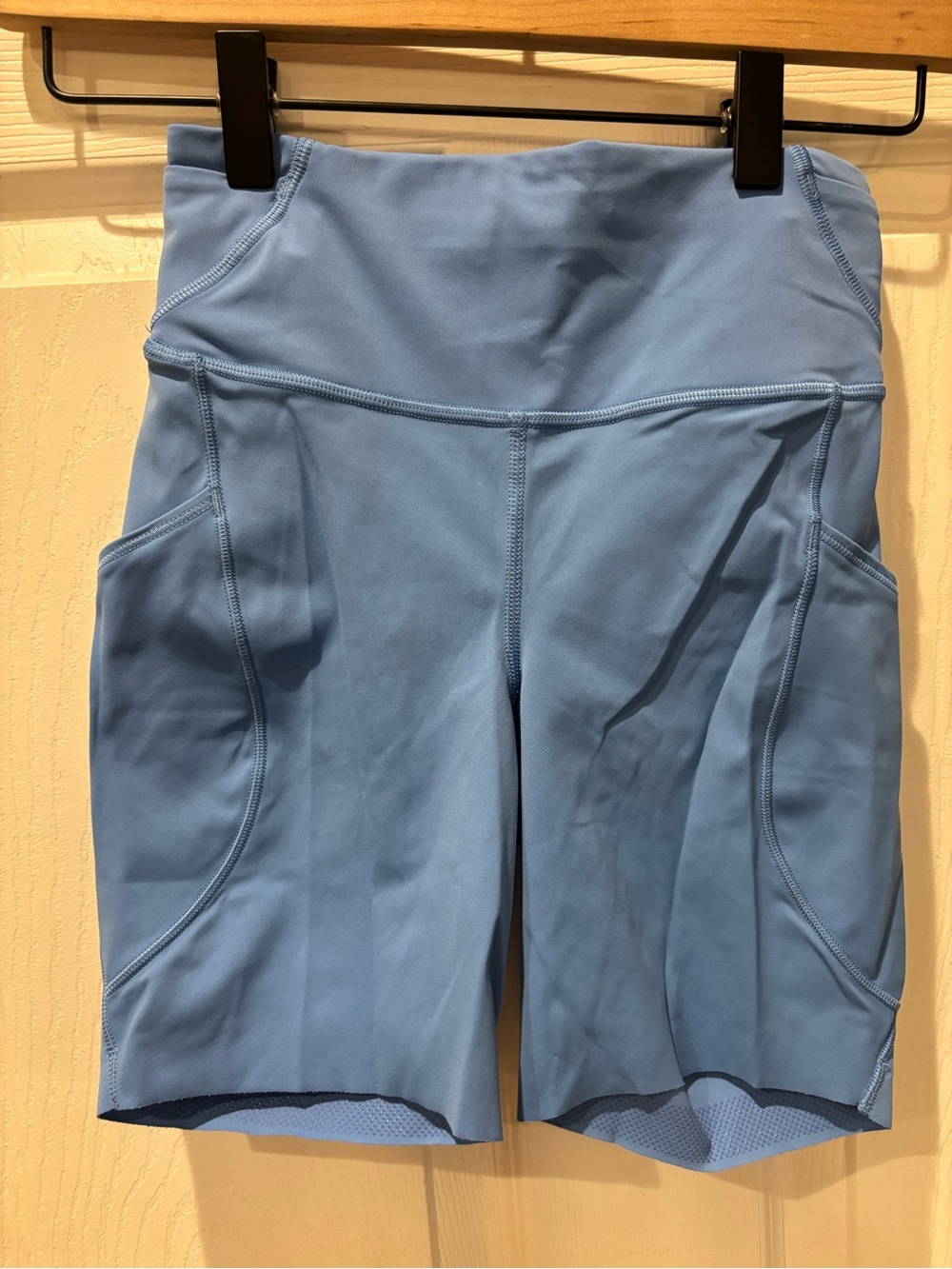 lululemon athletica Sky Blue High-Waist Bike Shorts